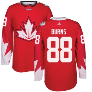 Herren Team Canada #88 Brent Burns Authentic Rot Auswärts 2016 World Cup Hockey